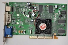 Sapphire Radeon 7500 AGP Graphics Card (ATI, 64MB DDR, V/D/VO, Retro, 2001)