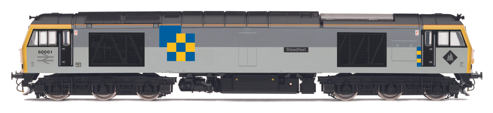 Hornby R30156 OO Gauge BR, Class 60, Co-Co, 60001 'Steadfast' - Era 8