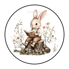 Easter Bunny stickers labels tags envelope seals party favors