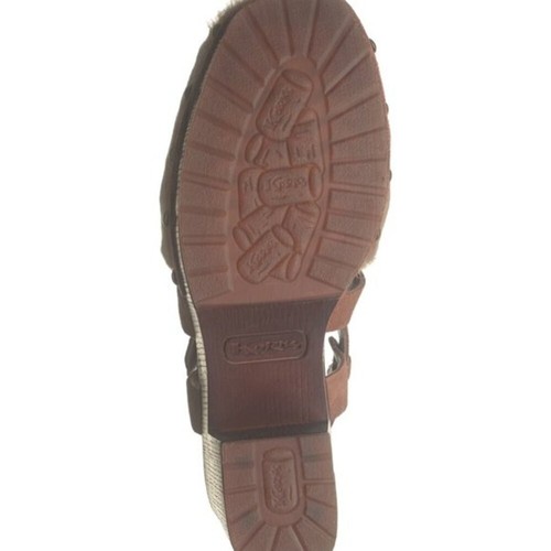 KORKS Wendy Faux Fur Taupe Rust Brown Clog Heels Size 10 NWT - Picture 5 of 5