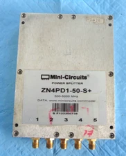 Mini Circuits ZN4PD1-50-S+ RF SMA Microwave Power Splitter 500-5000MHz .5-5GHz