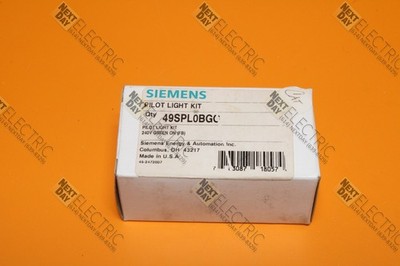 Siemens, 49SPL0BGG, 52PA4HN, Pilot Light Lamp Indicator Panel Furnas Green 240v