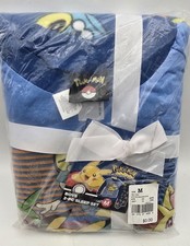 Pokemon Pikachu Boys Long Sleeve Top  Pants Pajama Sleep Set, Medium 2015 NWT