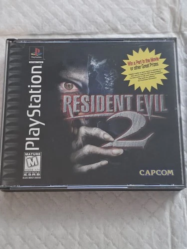 Resident Evil 2 Sony PlayStation 1 PS1 Black Label Complete Discs Great Cond.