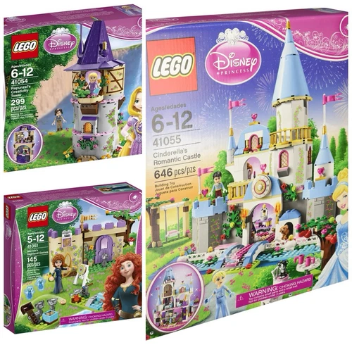 LEGO Disney Princess Cinderella's 41055|Merida’s 41051|Rapunzel’s 41054 - Picture 1 of 7
