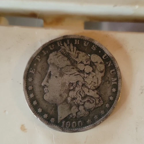 1900 Morgan Silver Dollar $1 Coin Circulated 0.9 Fineness Uncertified US Silver