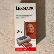 Lexmark Z13 BRAND NEW Inkjet Digital Photo Printer Color Jetprinter