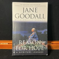 Reason for Hope a Spiritual Journey JANE GOODALL signed paperback book
