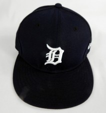 2023 Detroit Tigers Braden Bristo #51 Game Issued Pos Used Navy Hat 7 1/8 087