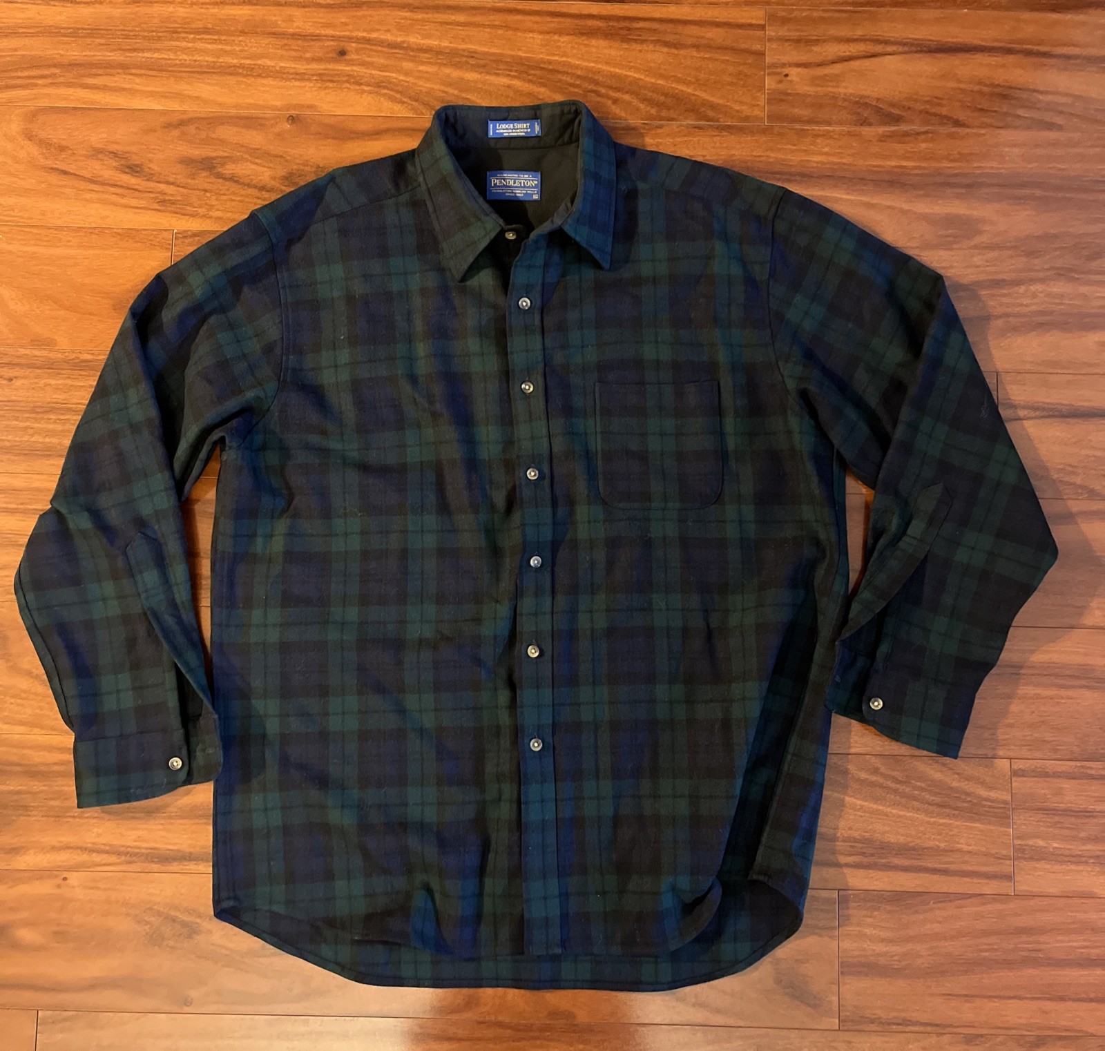 Pendleton Lodge Shirt Extra Large Blackwatch Tart… - image 1