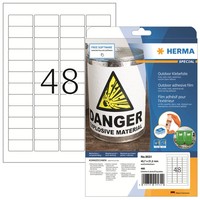 Herma Outdoor Folien-Etiketten Special, 45,7 X 21,2 Mm 1 Bis 40 Stk Spare 42%