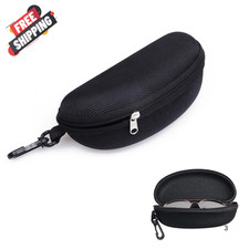 Eye Glasses Case Box Sunglasses Protector Hard Zipper Belt Clip Portable
