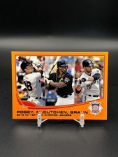 2013 Topps Update - Buster Posey / McCutchen / Braun - Orange /230 Giants Match