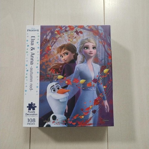 Disney Frozen 2 108-Piece Jigsaw Puzzle Elsa & Anna Autumn Design Used ...