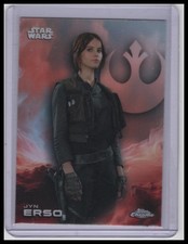 2025 Topps Chrome Star Wars 66 Jyn Erso Rainbow Refractor