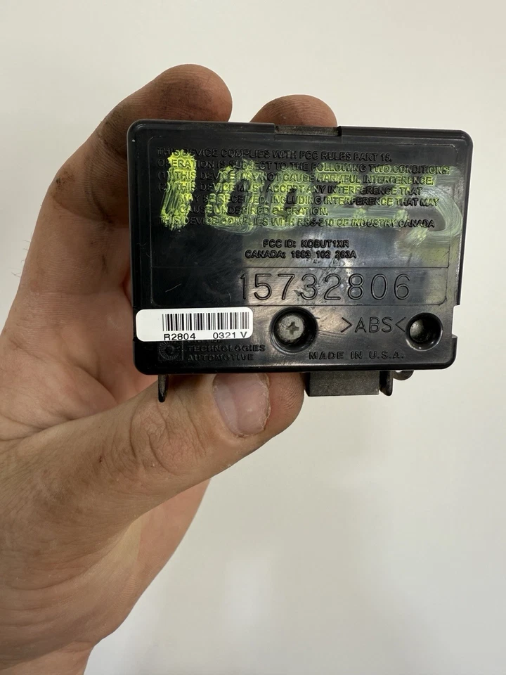 1998-2001 Chevy S10 Silverado GMC Sonoma Sierra Theft-Locking Module 15732806 - Image 3 of 4