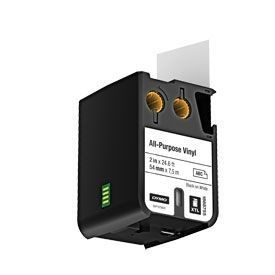 Dymo 1868755 XTL 54mm x 7m Rolle Allzweckvinyl schwarz auf weiß