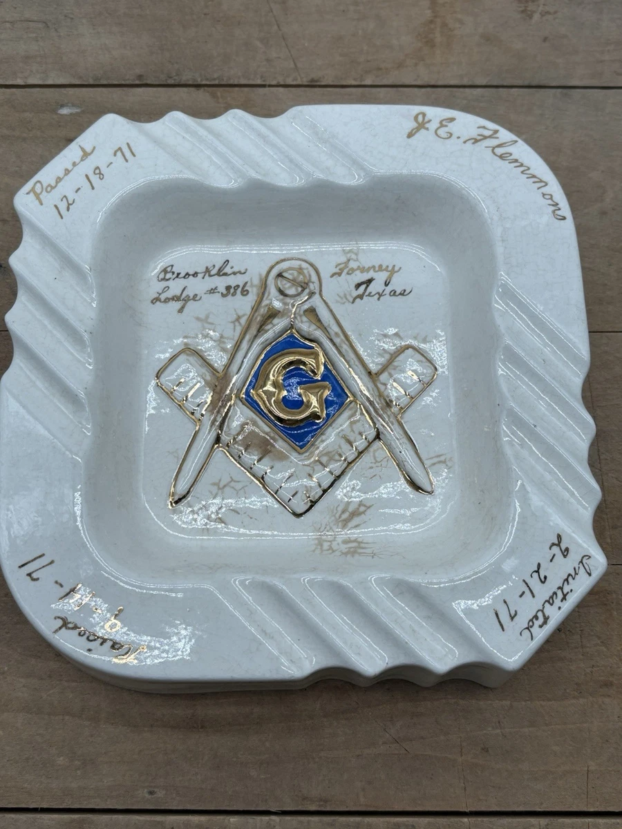 Masonic Ashtray In other Masonic & Freemason Collectibles for sale