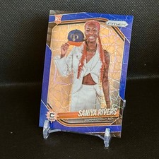 Saniya Rivers RC #150 Variation Blue - Sun - 2025 Panini Prizm WNBA Prerelease