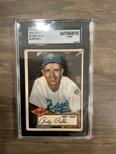 Topps 1952 Andy Pafko #1 Black back