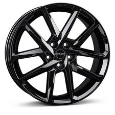 1x BORBET DESIGN N black glossy 6.5Jx16 4x100 ET37