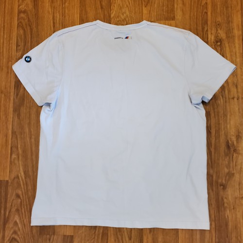 BMW Motorsport Shirt Men XL White Racing Graphic Tee Powered by M Logo Car - Picture 3 of 9