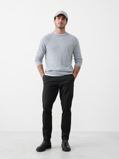 NWT Banana Republic Men's Lived-In Slim-Straight Chino in Black Size 30 X 30