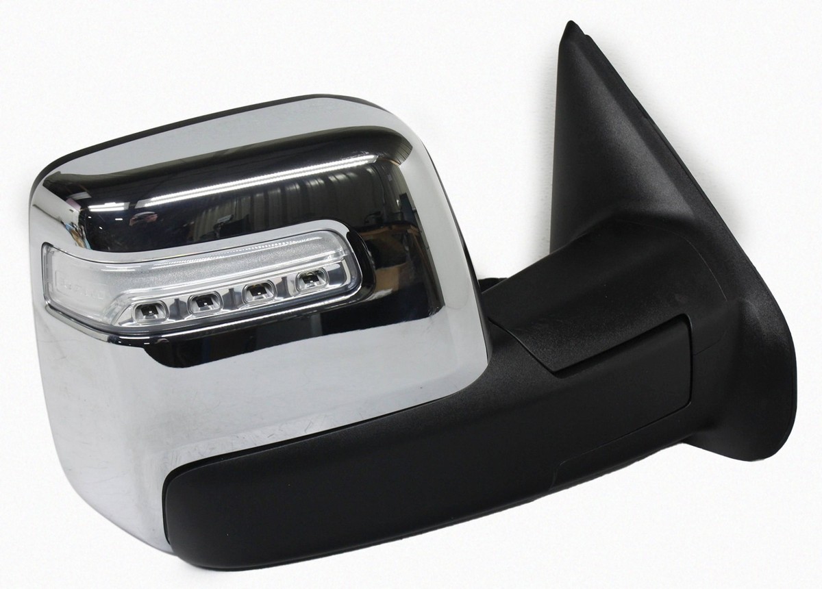 OEM Right Passenger Side Exterior Mirror For Ram 2500 Chrome cover