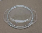 Pyrex 682-C Clear Glass Lid W/ Tab Handles Casserole Dish Vintage Replacement