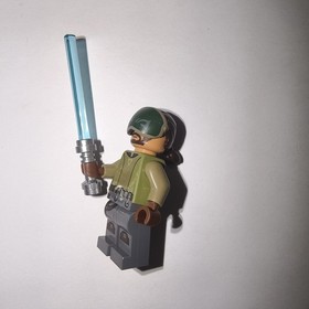 Lego Star Wars Rebels Minifigure Jedi Kanan Jarrus (Blind) Lightsaber 75170!