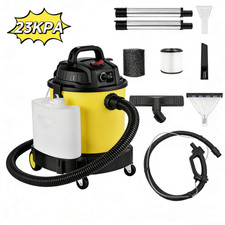 PRETEC 5Gallon Wet Dry Vacuum 5.5HP 23KPa Shop Vac w/Shampoo Upholstery Cleaner