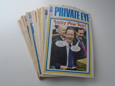 Private Eye - 24 different issues from 2011. See pics below.