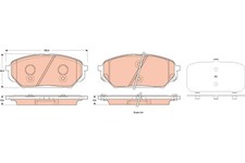 Kits de frein Hyundai IX55