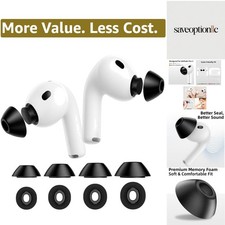 for AirPods Pro 3 Foam Tips, Memory Foam Ear Tips for AirPods Pro 3 2025 3rd ...