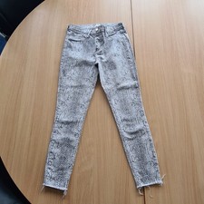 River Island Women's  Molly  Snakeskin Ankle Jeans - Size 10 - Great Condition