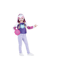 Jazwares Costume Play Marvel Ghost Spider Toddler Dress-Up Set Top Fabric Mask