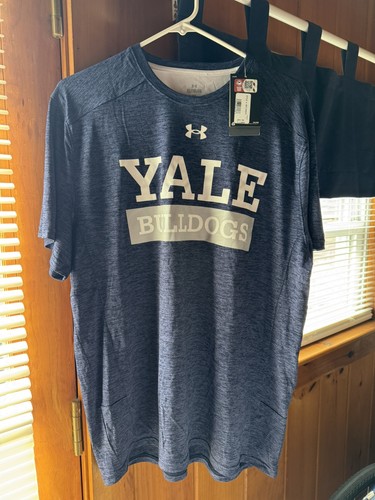 NWT - Under Armour Yale Athletics Bulldogs NCAA T Shirt Size Mens SizeXL NCAAs