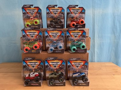 Monster Jam 1:64 scale. Series 38. Complete set. 9 trucks