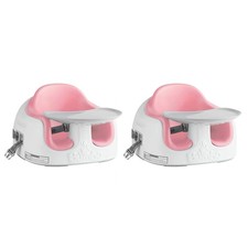 Bumbo Baby Toddler Adjustable 3-in-1 Multi Seat High Chair, Cradle Pink 2 Pack 