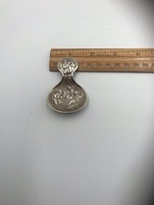 Silver Dutch Tea Caddy Spoon