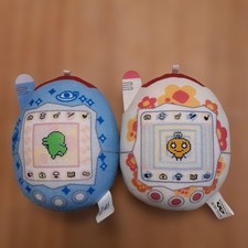 Tamagotchi Chibi Lucky Plush Toy Set of 2, Approx 8.5cm, Bag Attachment Option