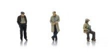 N Scale 1/160 Artitec Finished Custom Painted Loitering Personnel N319. 5160018