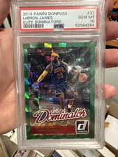 2014-15 Panini Donruss Elite Dominator /999 Lebron James #37 PSA 10 POP 37