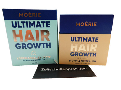 Moerie Ultimate Hair Growth Haarmaske Biotin+Mineralien 100ml+Kopfmassagebürste