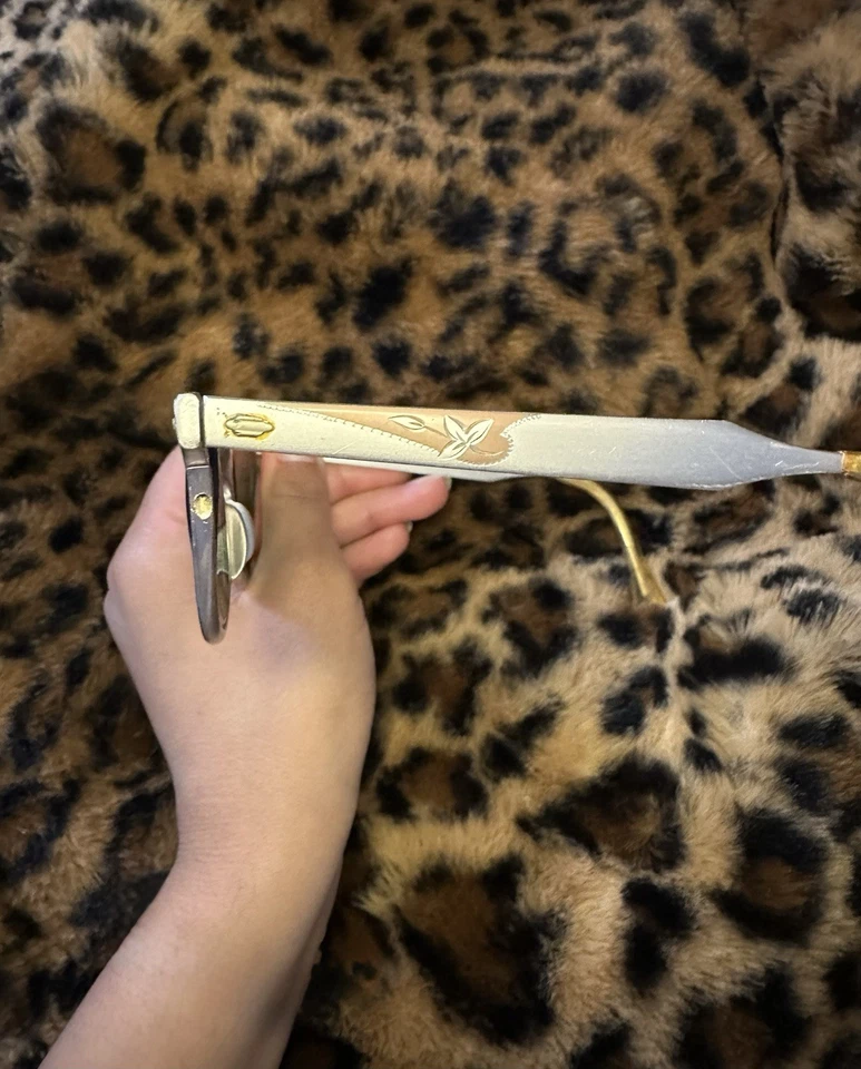 1950s-1960s ArtCraft Sunglasses True Vintage Cat Eye Aluminum Eyeglasses - Image 2 of 4