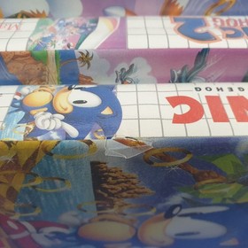 Master System SONIC THE HEDGEHOG x3 Games 1 + 2 + Chaos PAL (Works in US)