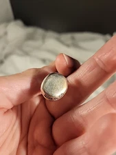 Uno De 50 Silver Leather Toggle Bracelet Extender - SMALL