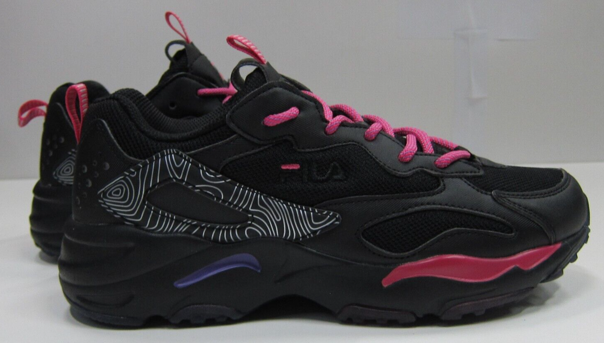 Fila Ray Tracer 2 Stargazing Womans Size 8 Black (5RM00825