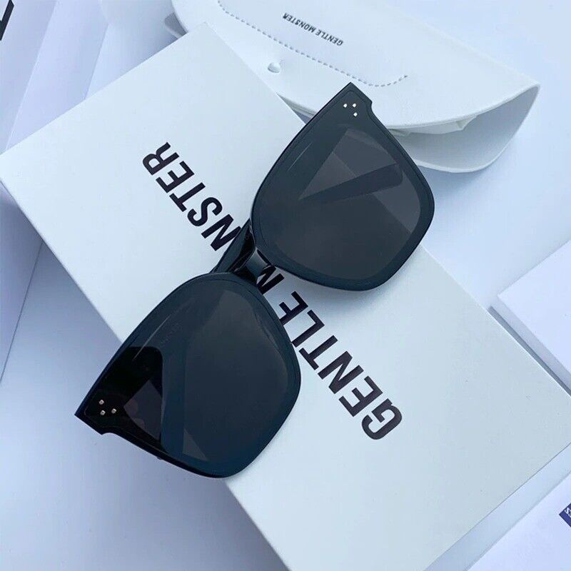 Gentle Monster Her 01 Flatba Unisex Black Sunglasses White Packaging ...