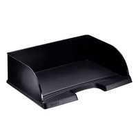 Leitz Briefablage Plus Jumbo, Din A4 Quer, Schwarz